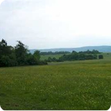 Panorama - Blick vom Oschenberg Richtung Nemmersdorf.